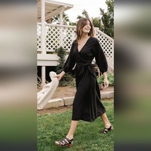 Tradlands Lily Midi Wrap Dress